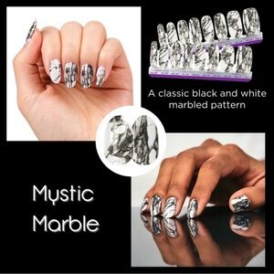 Color Street Monochrome Marble Nail Strips